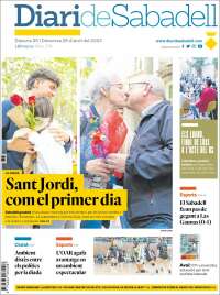 Portada de Diari de Sabadell (España)