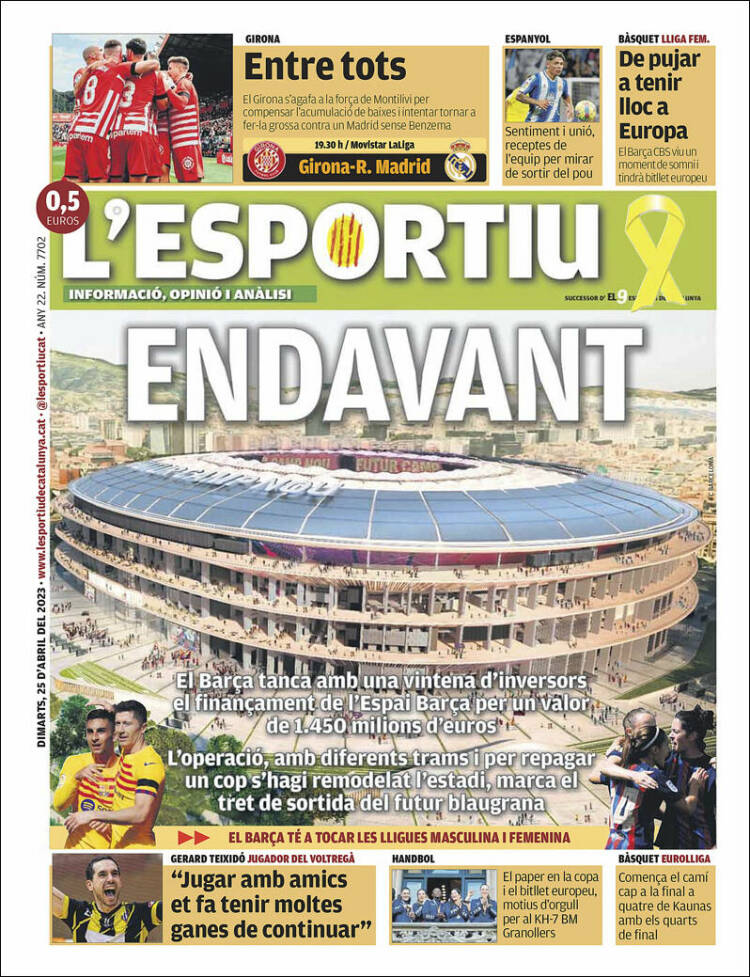 Portada de L'Esportiu (España)