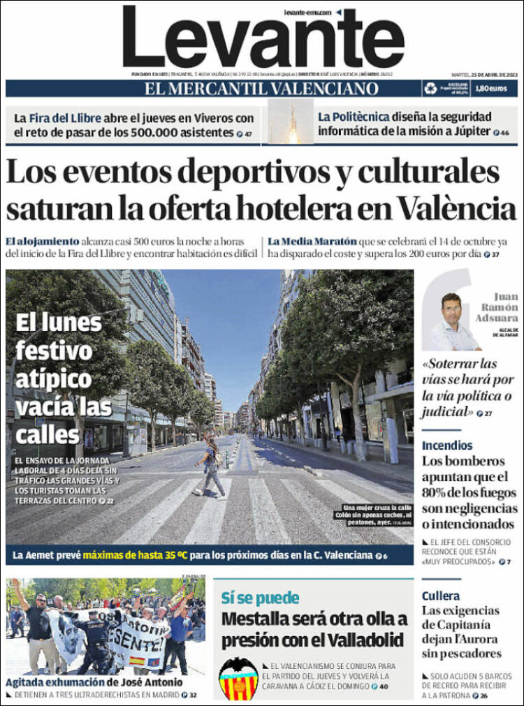 Portada de Levante (España)