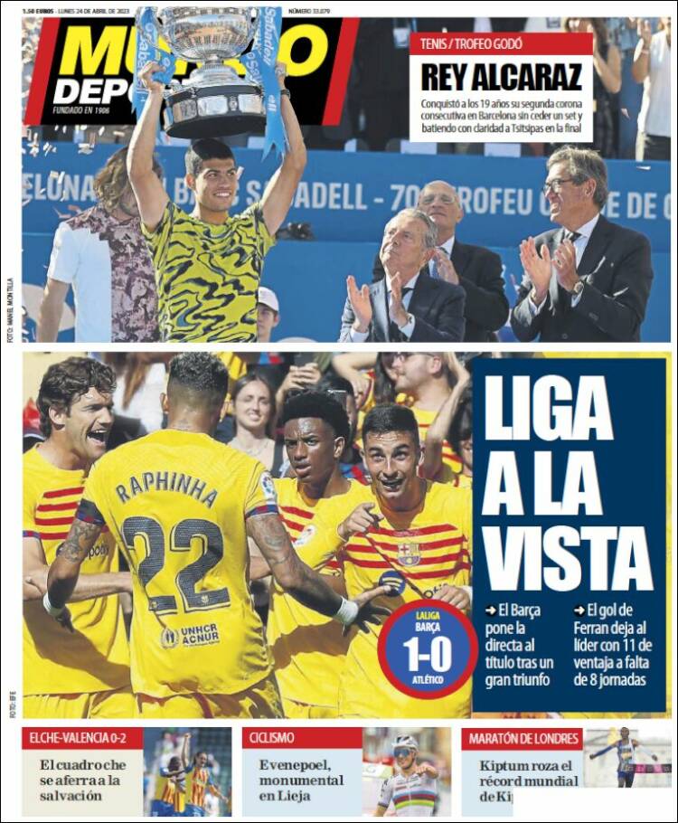 Portada de El Mundo Deportivo (España)