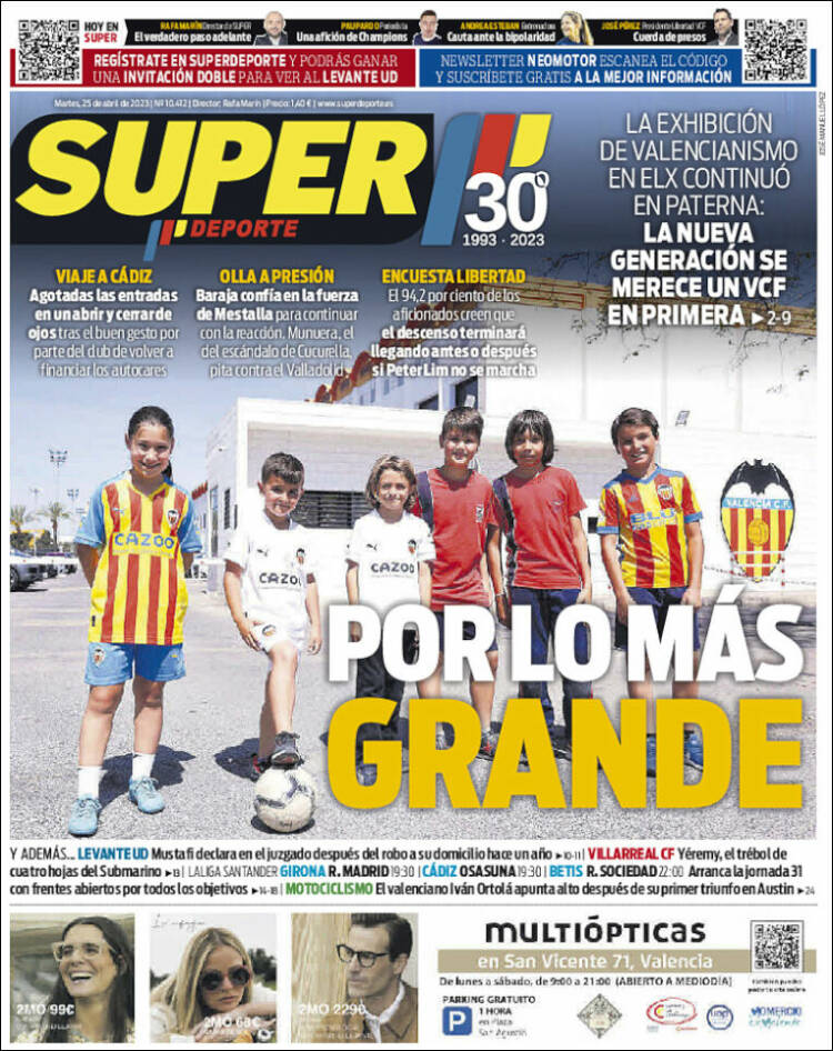 Portada de Superdeporte (España)