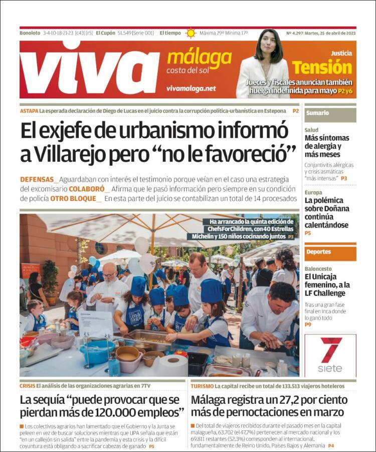 Portada de Viva Málaga (España)