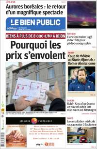 Portada de Le Bien Public (Francia)