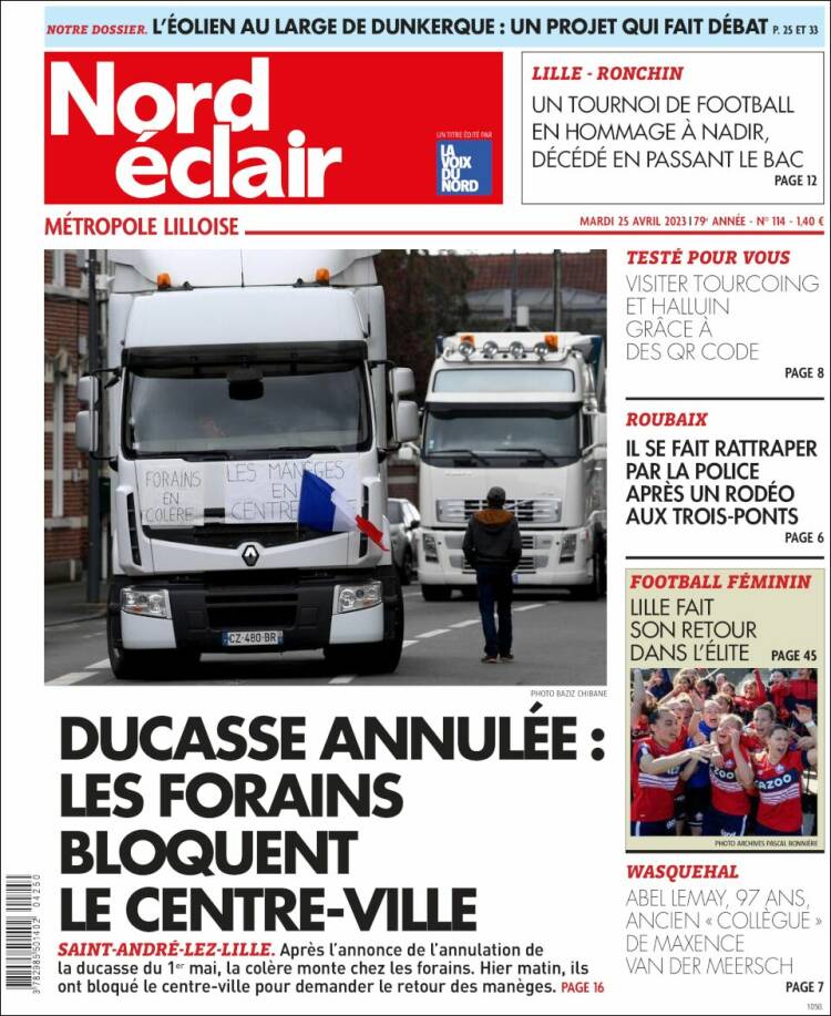 Portada de Nord Éclair (Francia)