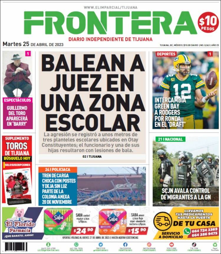 Portada de Frontera (M&eacute;xico)