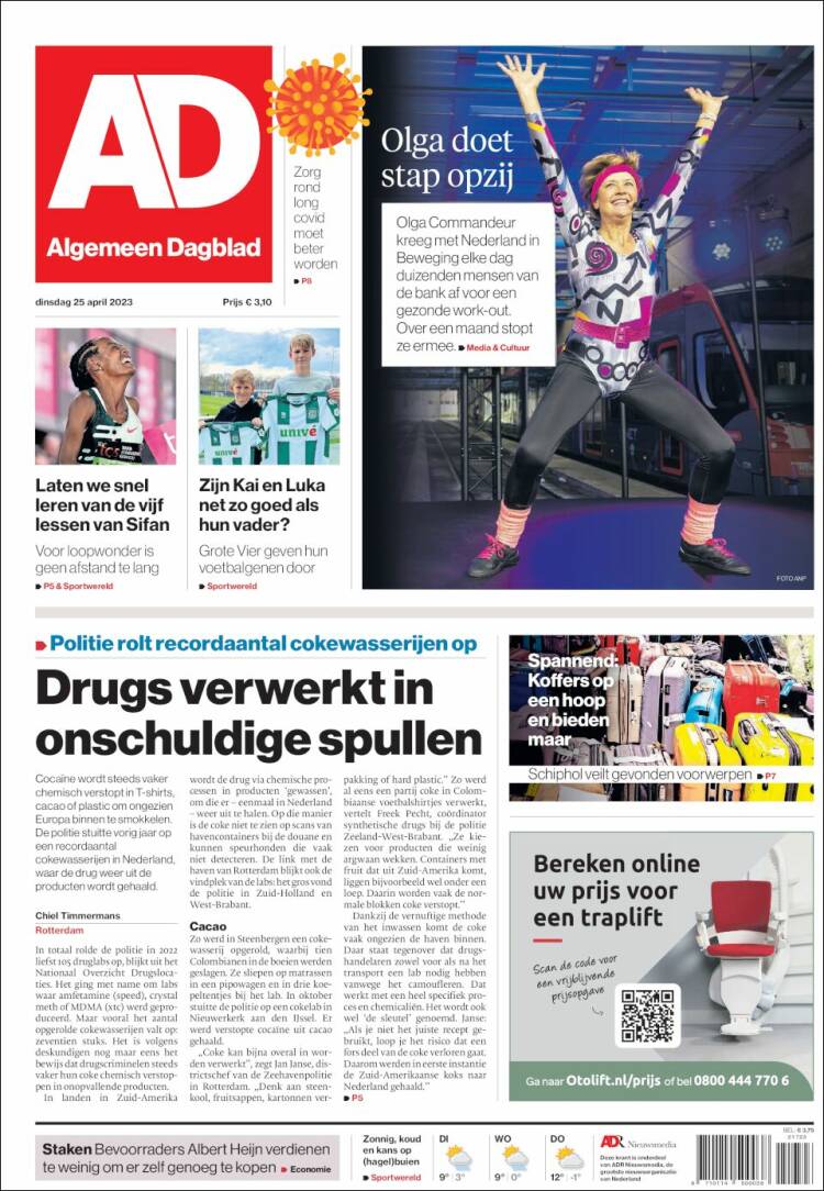 Portada de AD (Pa&iacute;ses Bajos)