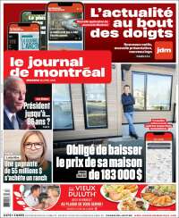 Portada de Le Journal de Montréal (Canada)