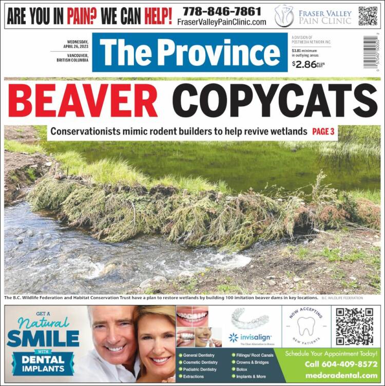 Portada de The Province (Canada)