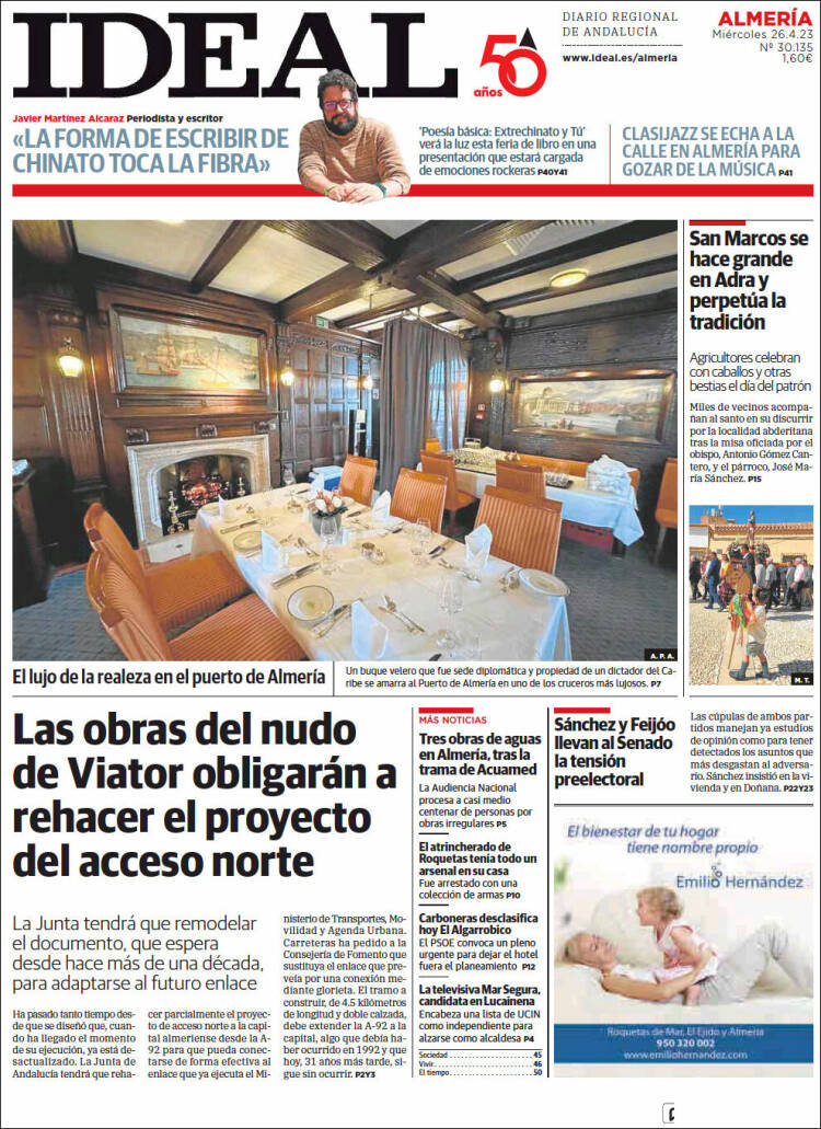 Portada de Ideal Almeria (España)