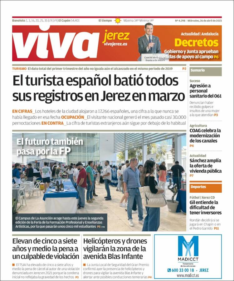 Portada de Información - Jerez (España)