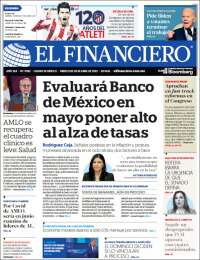 Portada de El Financiero (México)