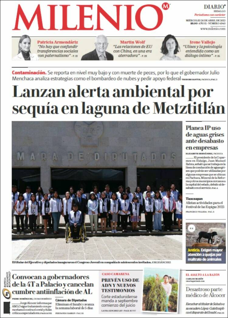 Portada de Milenio de Hidalgo (México)