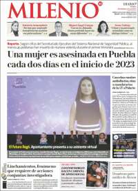 Portada de Milenio de Puebla (México)