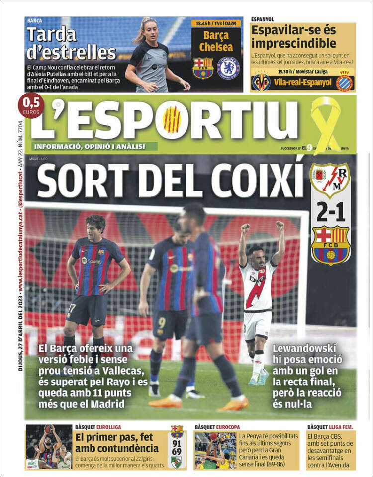 Portada de L'Esportiu (España)