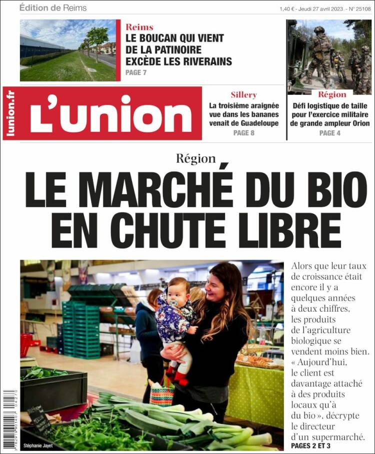 Portada de L'Union (France)