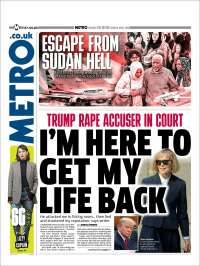 Portada de Metro (Reino Unido)