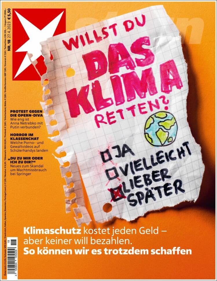 Portada de Stern (Alemania)