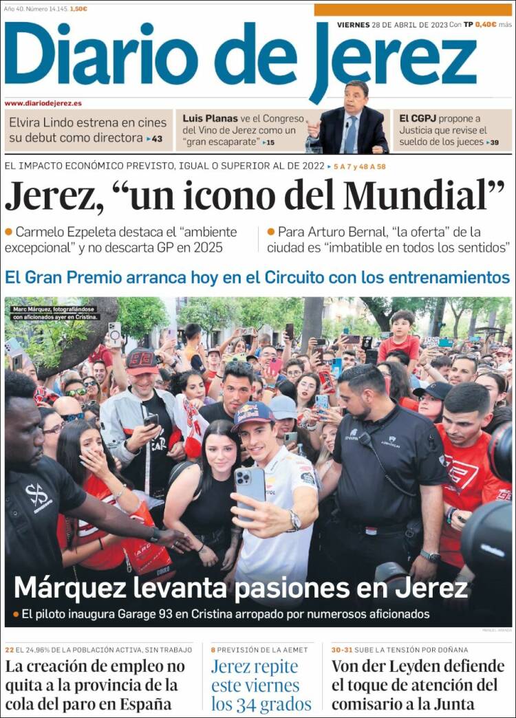 Portada de Diario de Jerez (Espa&ntilde;a)