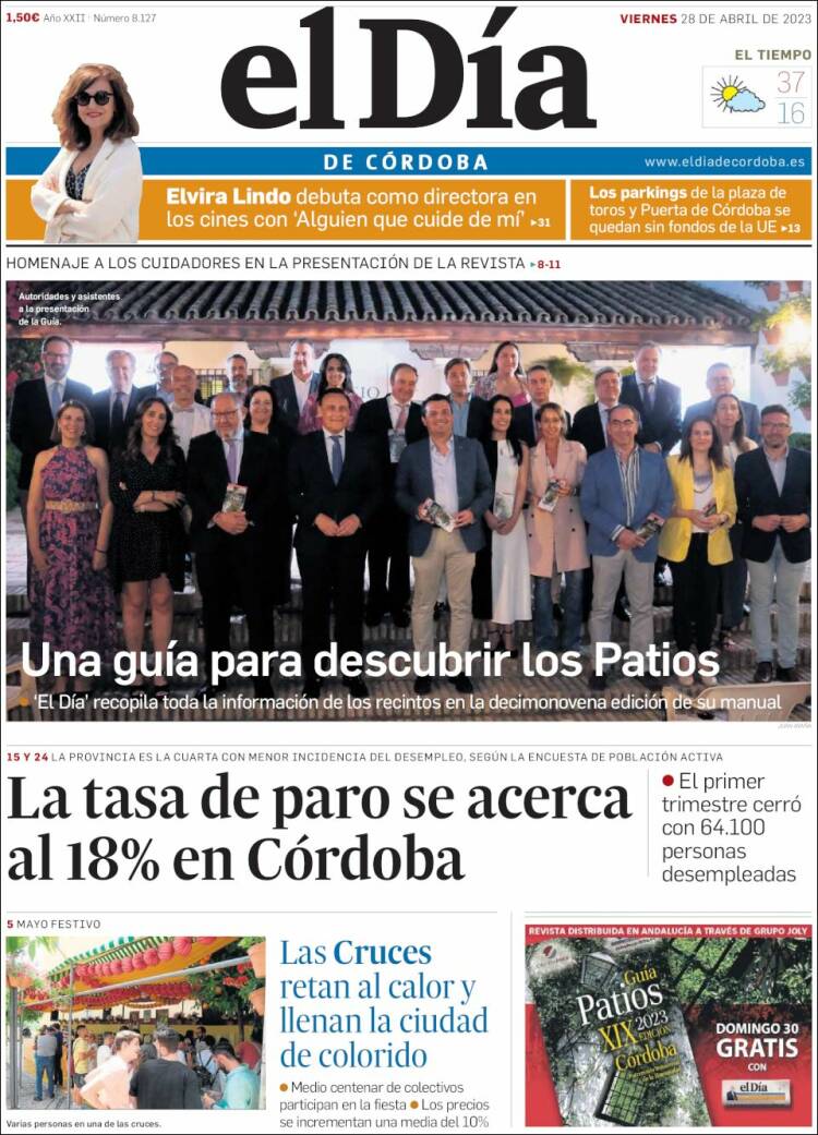 Portada de El Día de Córdoba (Espa&ntilde;a)