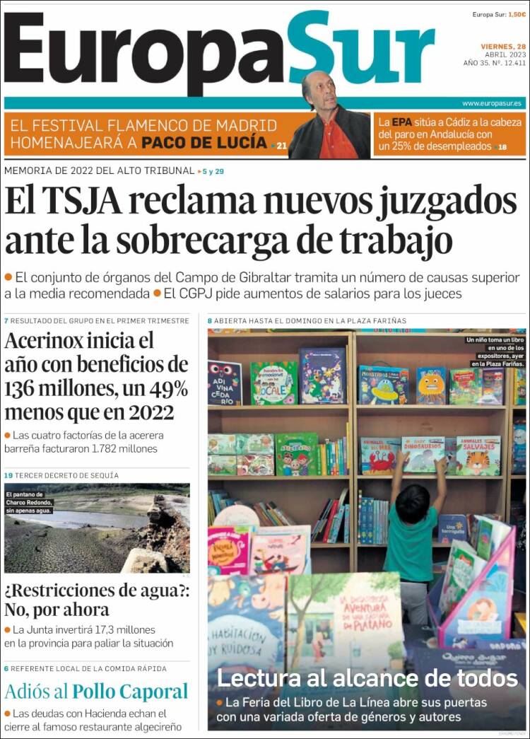 Portada de Europa Sur (Espa&ntilde;a)