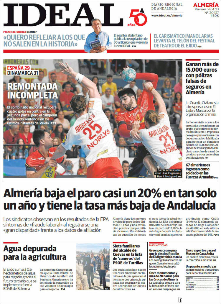 Portada de Ideal Almeria (Espa&ntilde;a)