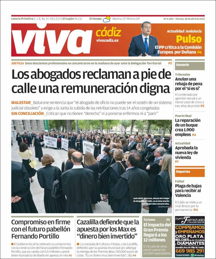 Portada de Información - Cadiz (Espa&ntilde;a)