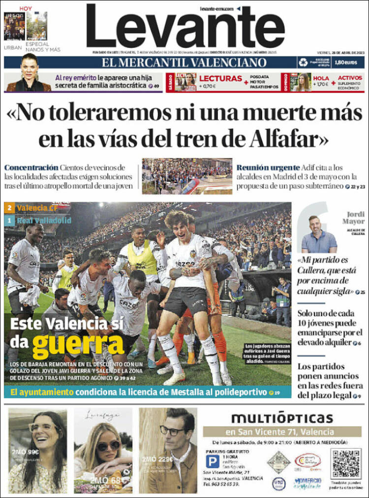 Portada de Levante (Espa&ntilde;a)