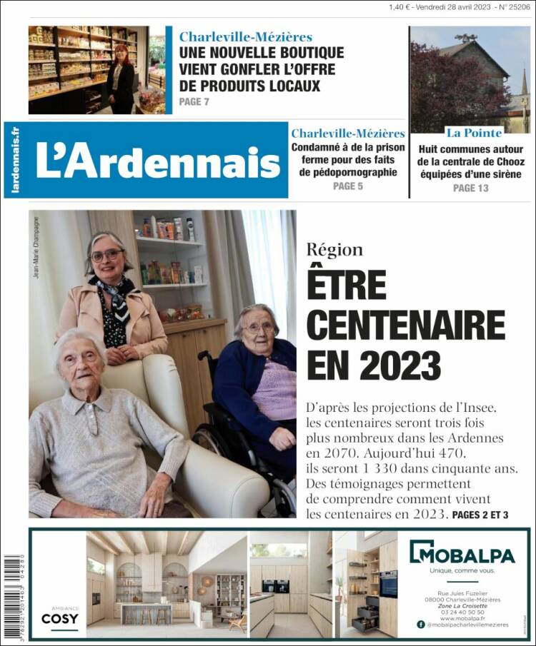 Portada de L'Ardenais (Francia)