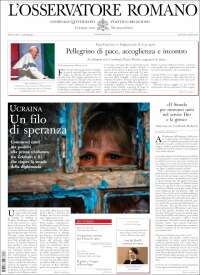 Portada de L'Osservatore Romano (Italy)