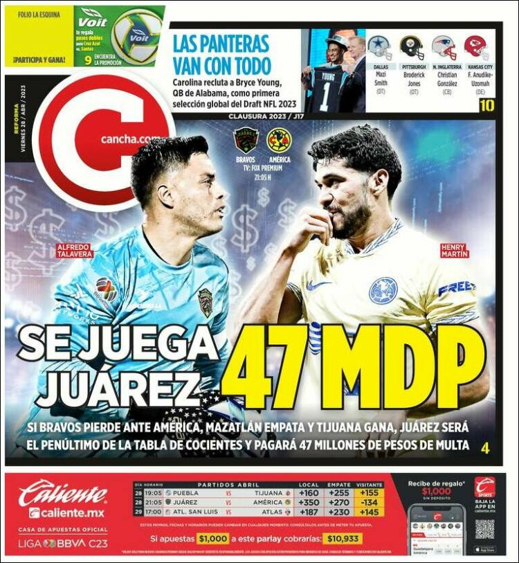 Portada de Cancha (México)
