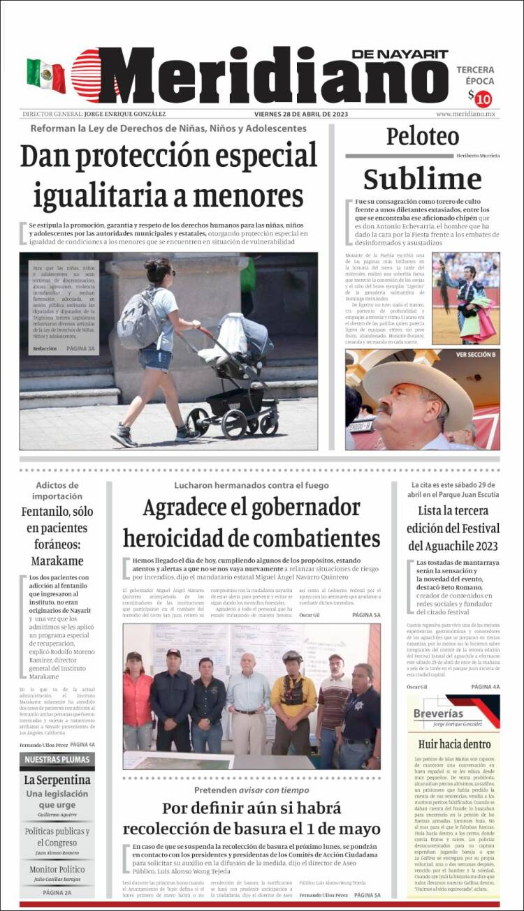 Portada de Meridiano (México)