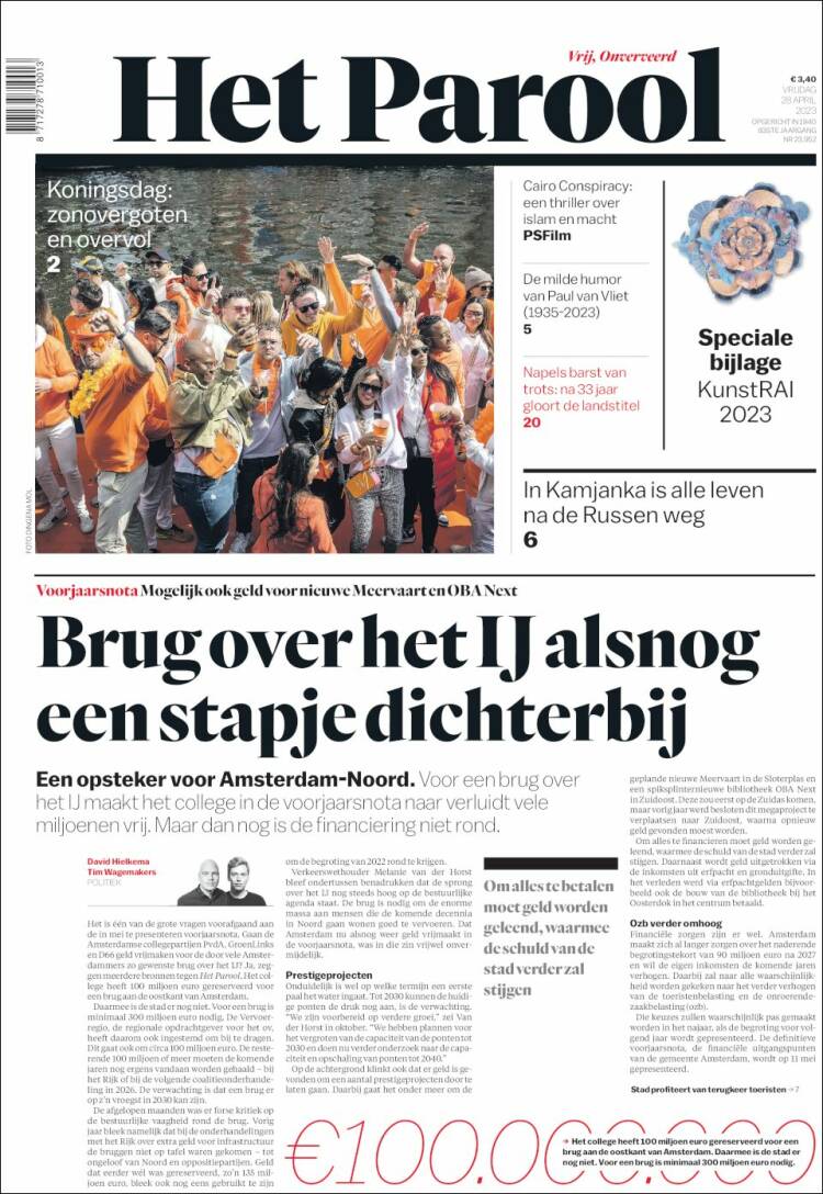 Portada de Het Parool (Netherlands)