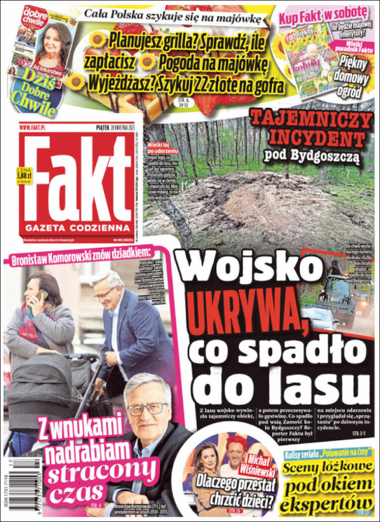Portada de Fakt (Polonia)