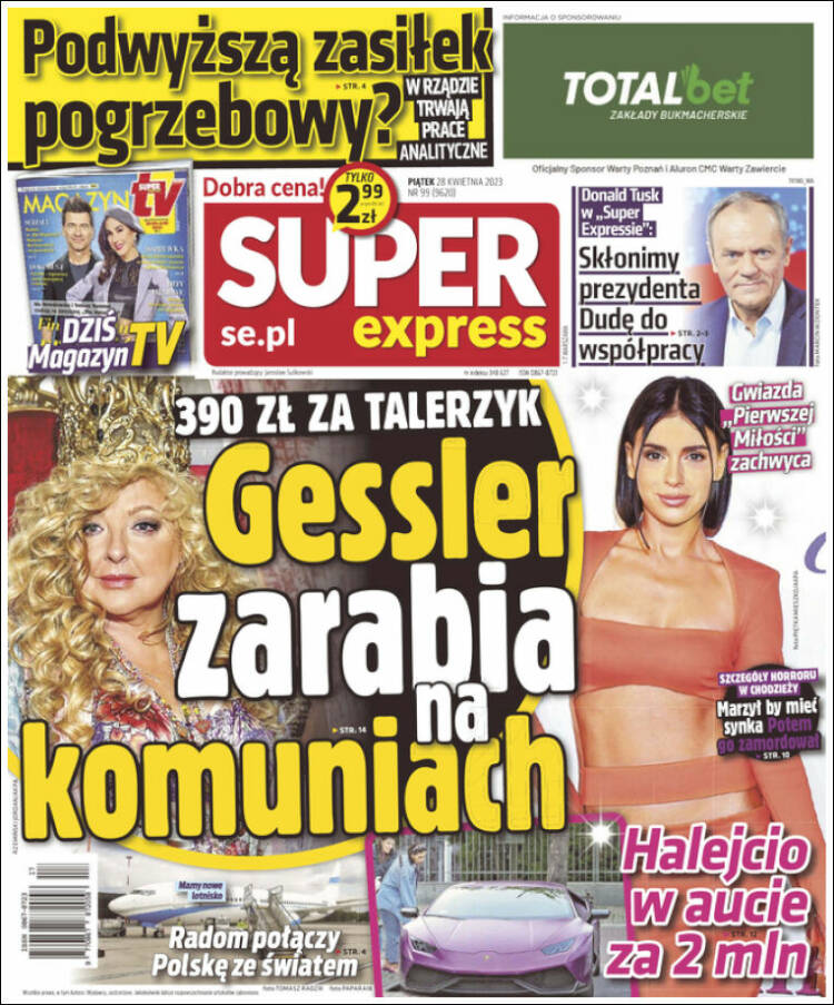 Portada de Super Express (Polonia)