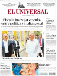 Portada de El Universal (Colombia)