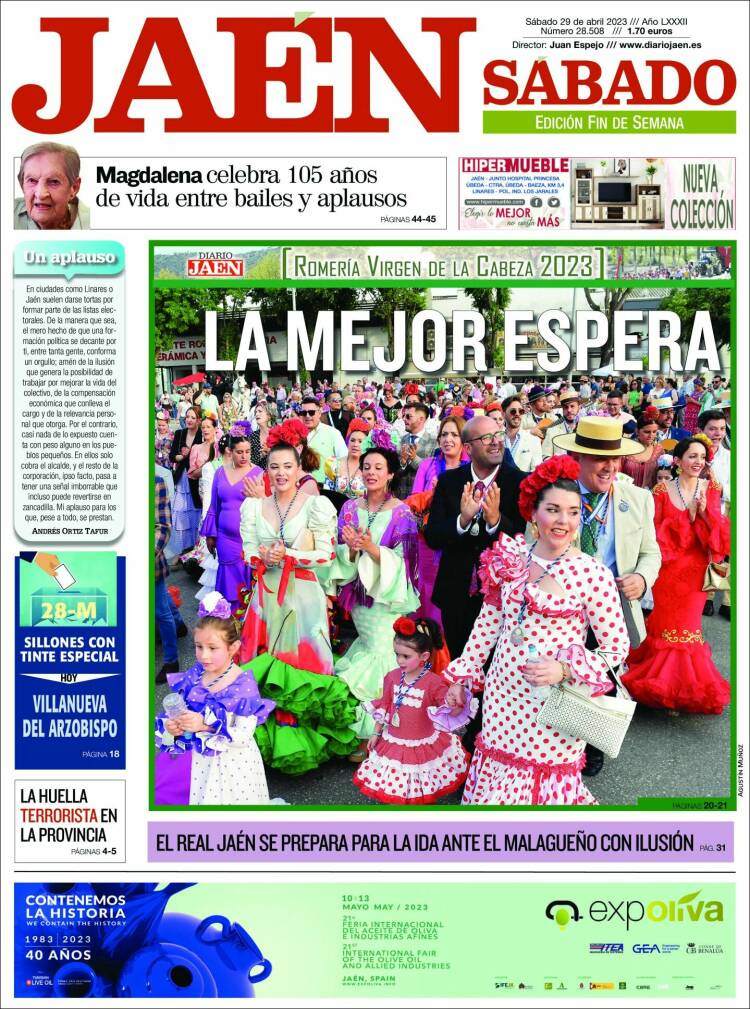 Portada de Diario Jaén (Espa&ntilde;a)