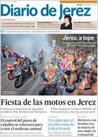 Portada de Diario de Jerez (Espa&ntilde;a)