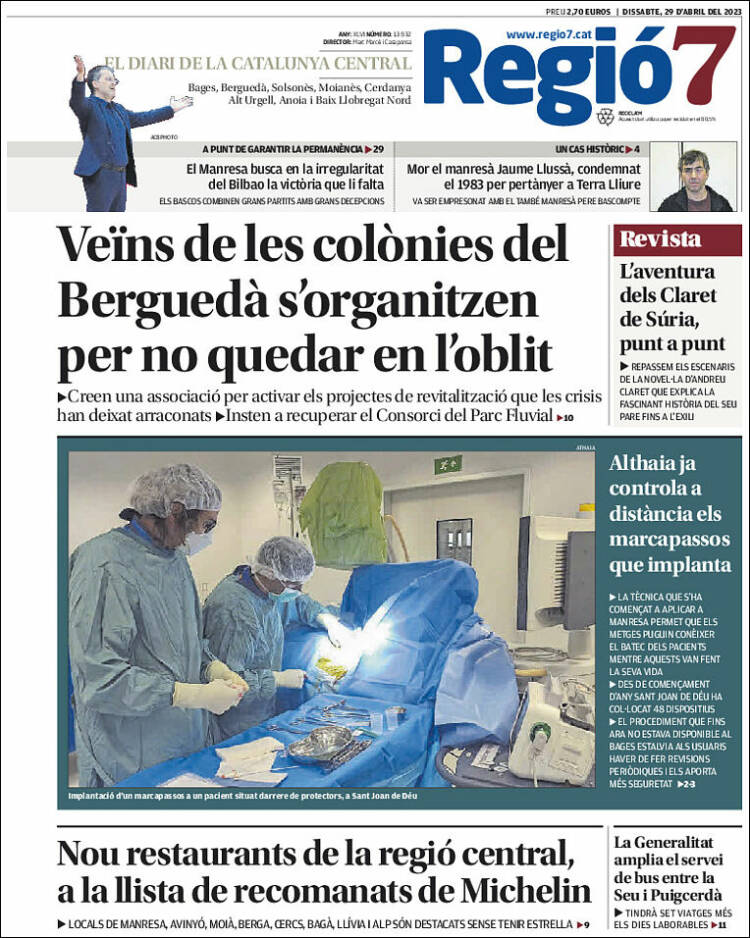 Portada de Regio7 (Espa&ntilde;a)