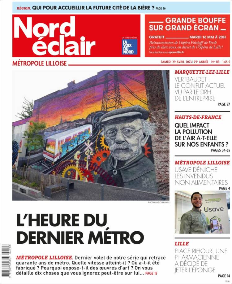 Portada de Nord Éclair (Francia)