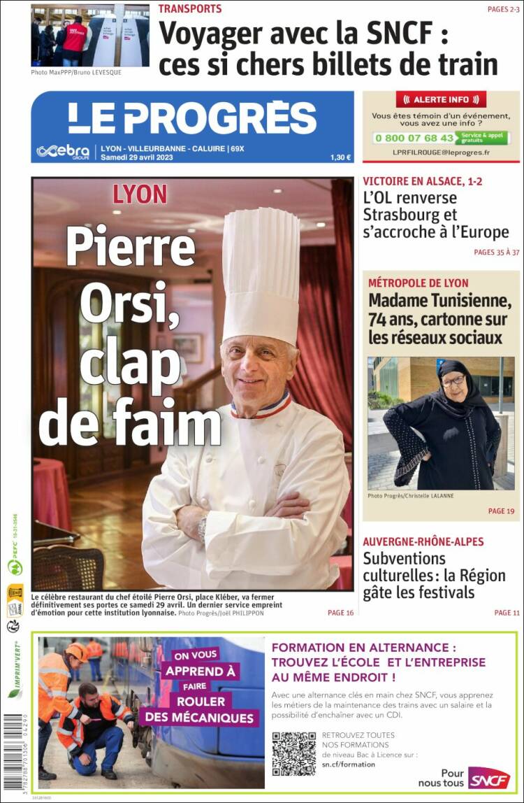 Portada de Progres de Fecamp (Francia)