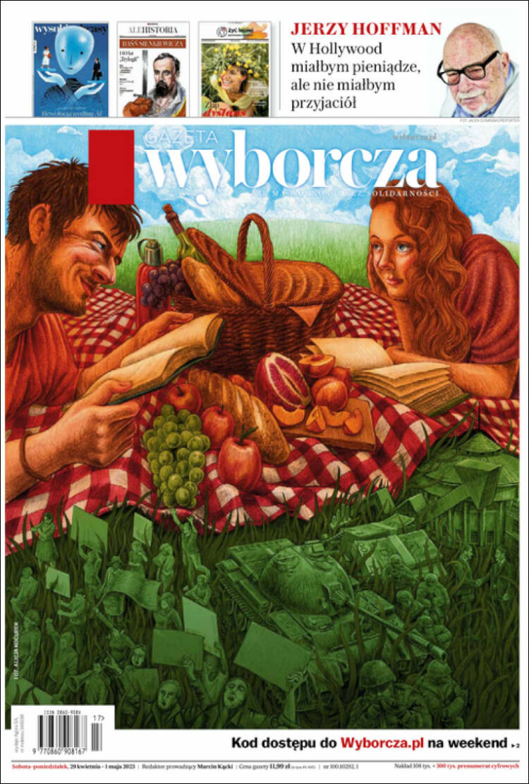 Portada de Gazeta Wyborcza (Polonia)