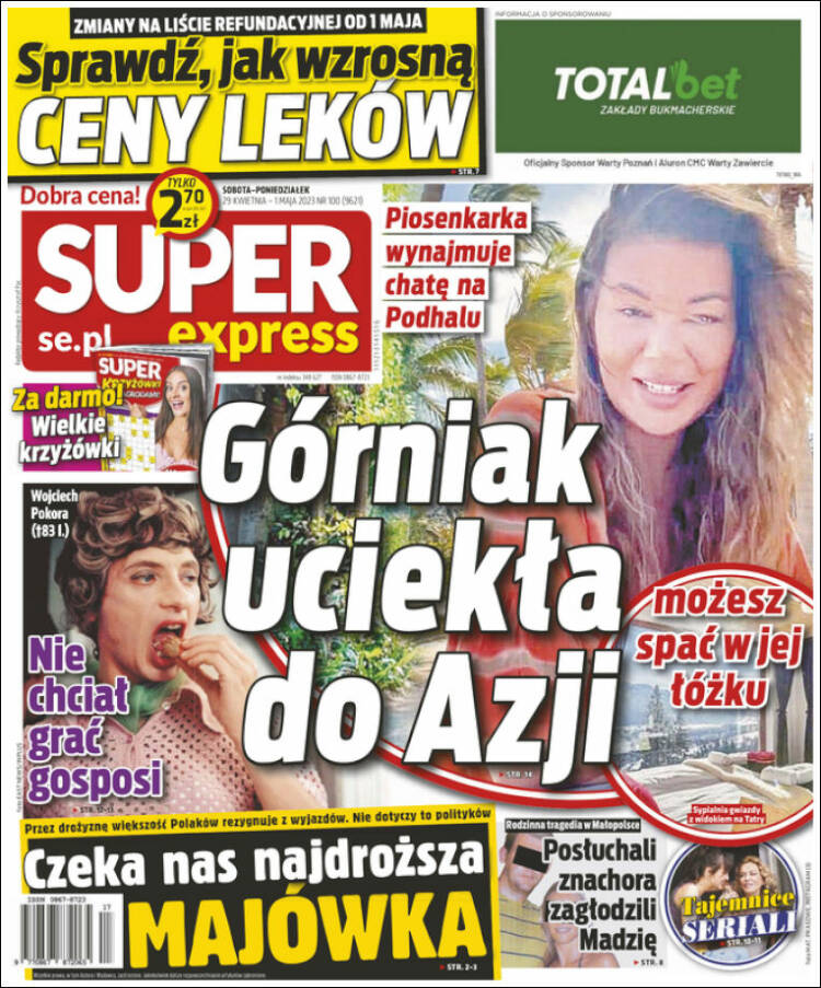 Portada de Super Express (Polonia)