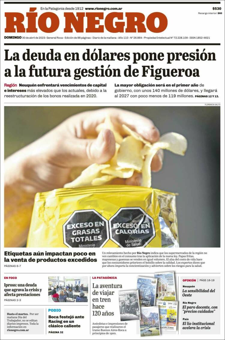 Portada de Rio Negro (Argentina)