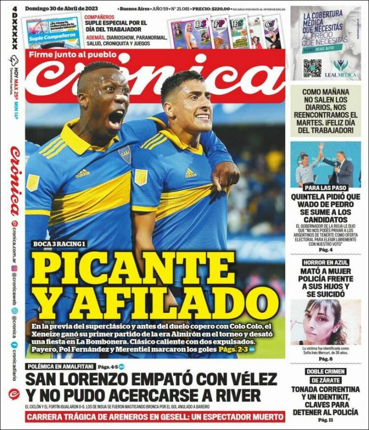 Portada de La Voz del Chaco (Argentina)