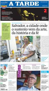 Portada de Diário A Tarde (Brasil)