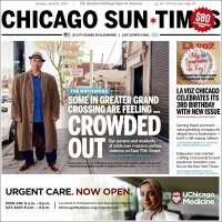 Portada de Chicago Sun-Times (USA)