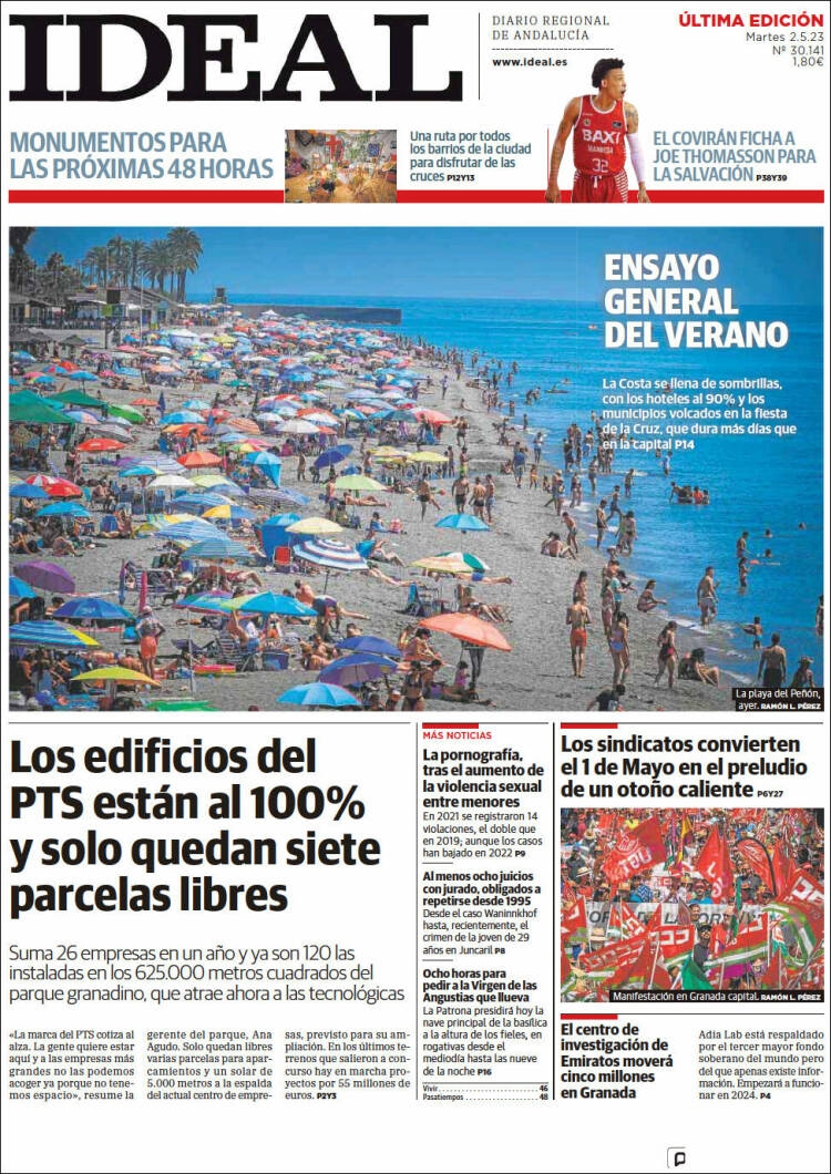 Portada de Ideal (Spain)