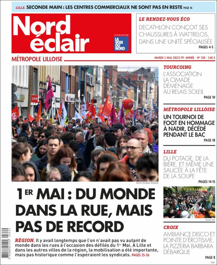 Portada de Nord Éclair (Francia)
