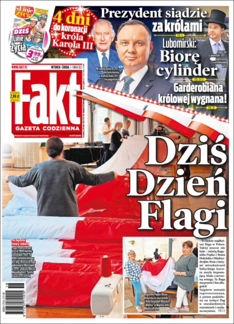Portada de Fakt (Polonia)