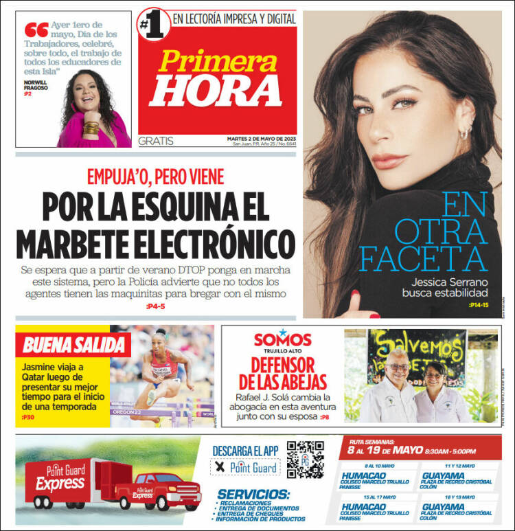 Portada de Primera Hora (Puerto Rico)